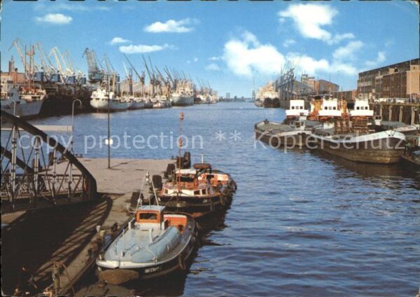 Hafenanlagen Bremen Europahafen Boote