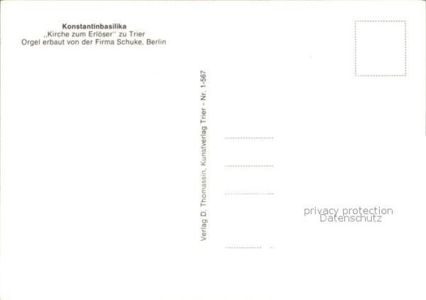 Kirchenorgel Konstantinbasilika Trier – Bild 2