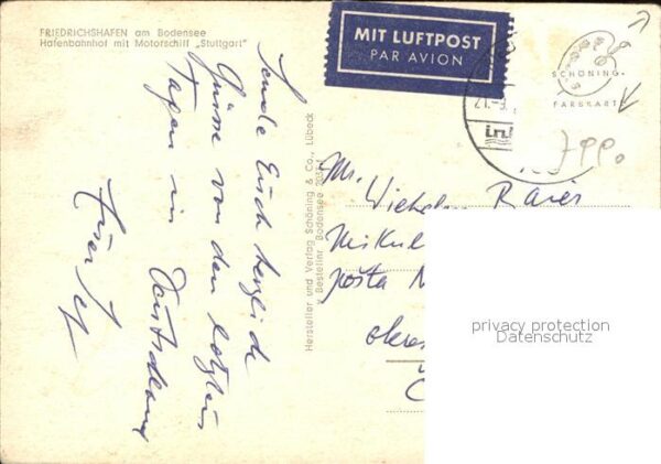 Motorschiffe Stuttgart Hafenbahnhof Friedrichshafen – Bild 2