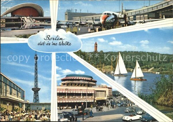 Flugzeuge Zivil Segelboote Funkturm Berlin