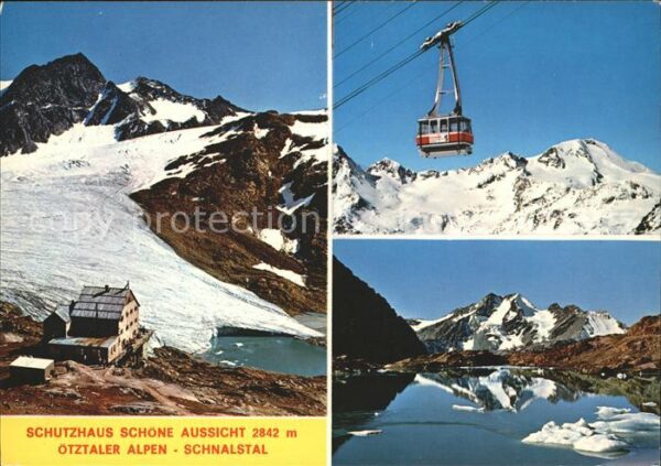Seilbahn Schutzhaus Schöne Aussicht Ötztaler Alp