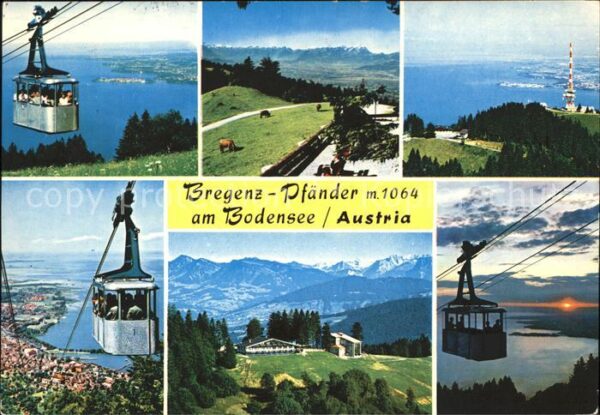 Seilbahn Bregenz-Pfänder Bodensee/Austria