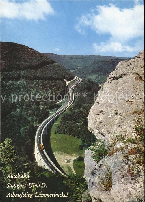 Autobahn Stuttgart-Ulm/D. Albaufstieg Lämmerbuck
