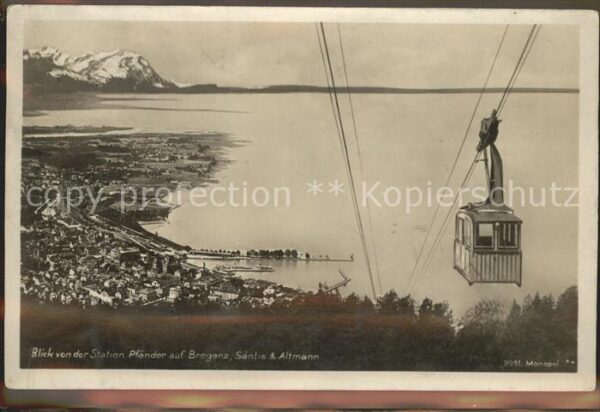 Seilbahn Bregenz Säntis Altman
