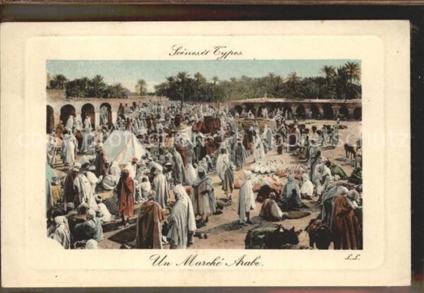 Typen Araber Markt Marche Arabe