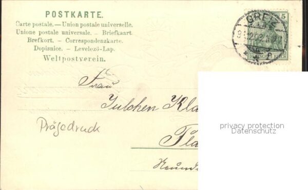 Neujahr Hufeisen Kleeblätter Glückwunsch – Bild 2