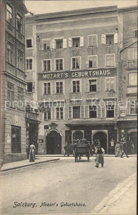 Mozart Wolfgang Amadeus Geburtshaus Salzburg