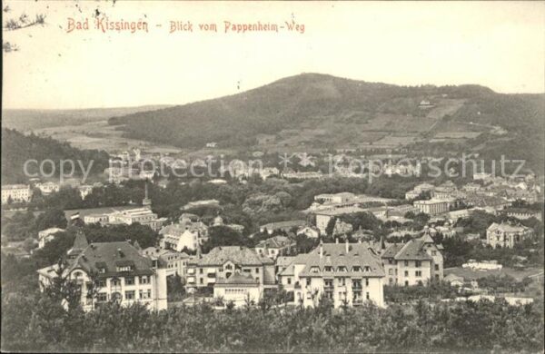 Bad Kissingen Panorama vom Pappenheim-Weg