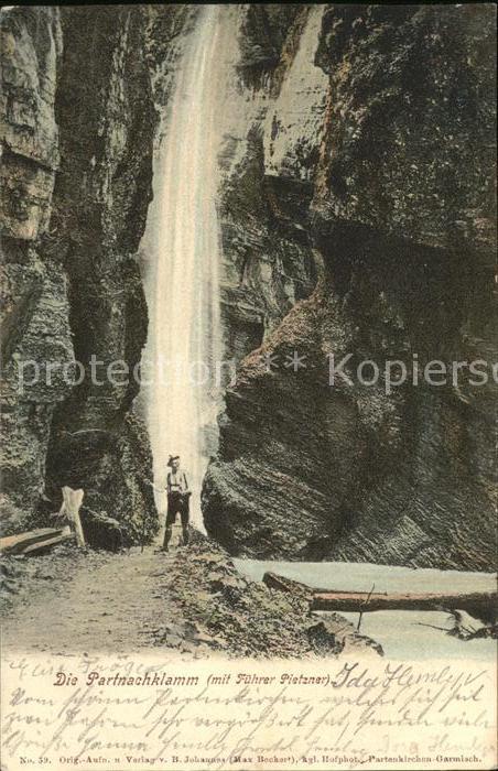 Garmisch-Partenkirchen Partnachklamm mit Führer Pitzner