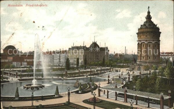 Mannheim Platz Fonataine