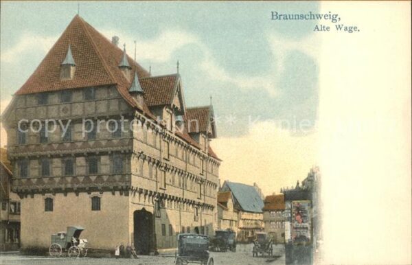 Braunschweig Alte Wage Autos Pferdewagen