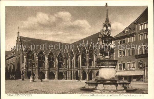 Braunschweig Rathaus Marktbrunnen
