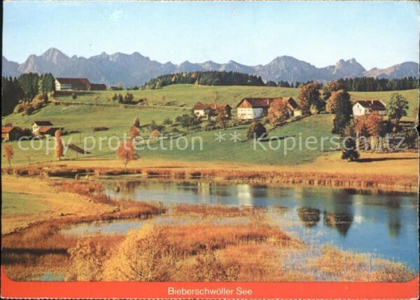 Steingaden Oberbayern Biberschwöller See