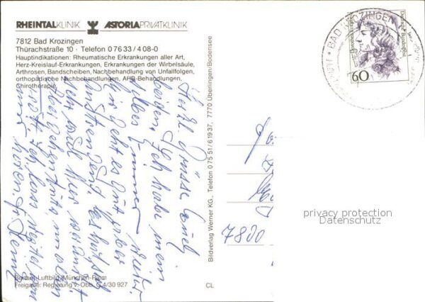 Bad Krozingen Fliegeraufnahme Rheintalklinik Astoria- – Bild 2