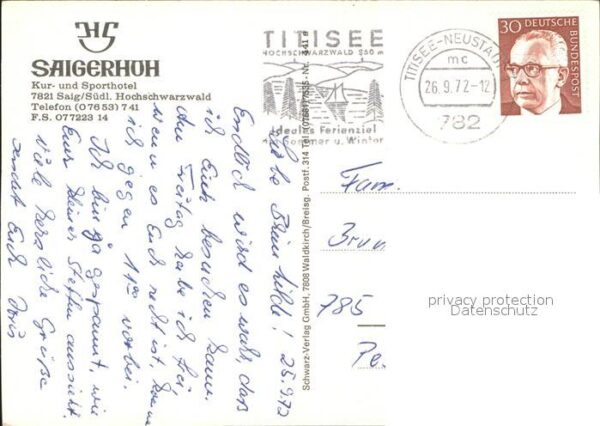 Saig Schwarzwald Kur- und Sporthotel Saigerhöh – Bild 2