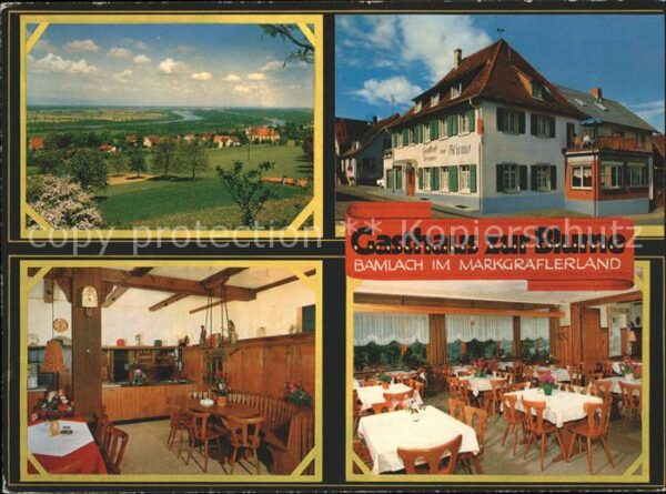 Bamlach Gasthaus Zur Blume Walter Höferlin