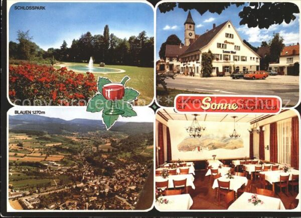 Schliengen Gasthaus Zur Sonne Schlosspark Blauen F