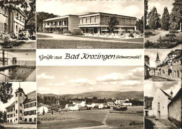 Bad Krozingen Kurpark Kurhaus Kapelel Thermalbad Schl