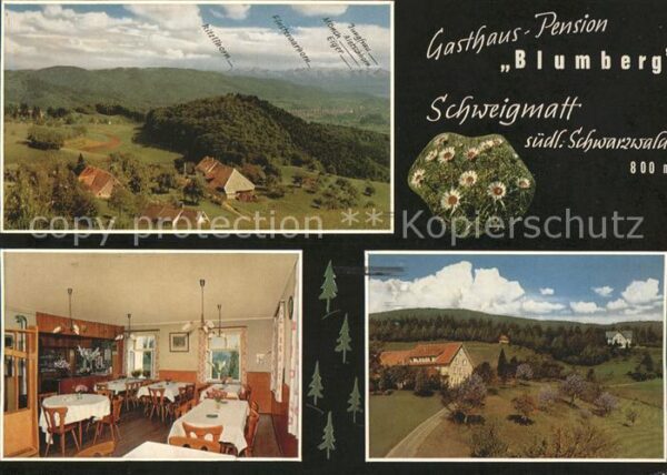 Schweigmatt Gasthaus Pension Blumberg Erich Klemm