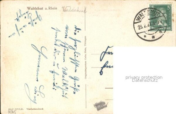 Waldshut Tiengen Rhein Fliegeraufnahme Rhein Alpen – Bild 2