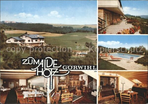 Goerwihl Hotel Pension Zum Alde Hotz