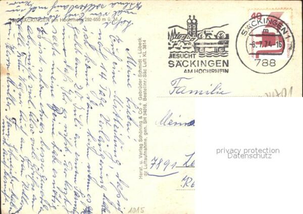 Bad Saeckingen Fliegeraufnahme – Bild 2
