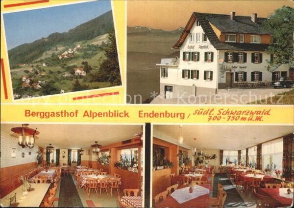 Endenburg Gasthaus Alpenblick Ernst Vogt