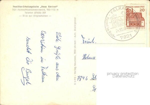 Falkau Erholungsheim Haus Gertrud – Bild 2