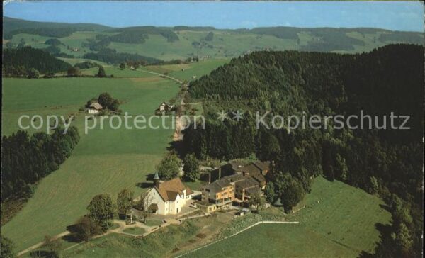 St Peter Schwarzwald Fliegeraufnahme Wallfahrtskirche Maria