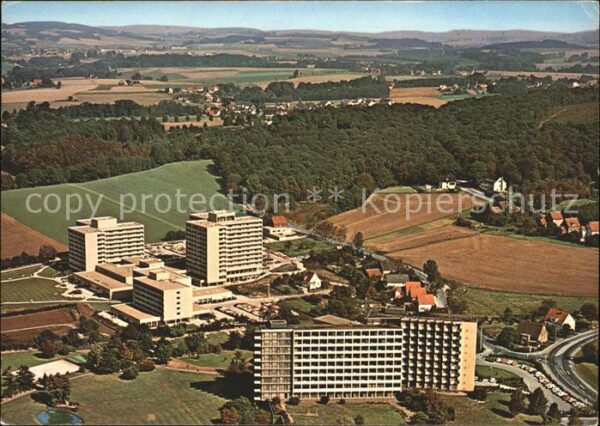 Bad Salzuflen Fliegeraufnahme Kliniken am Burggraben