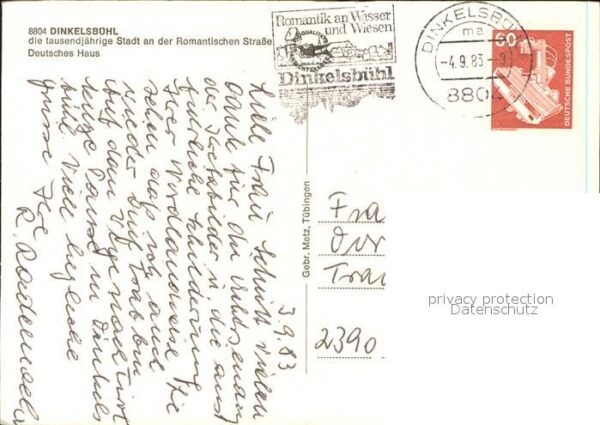 Dinkelsbuehl Fachwerk Deutsches Haus – Bild 2