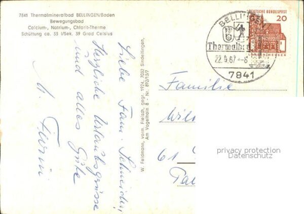 Bad Bellingen Thermalbad Markushof Rhein Pension Schw – Bild 2