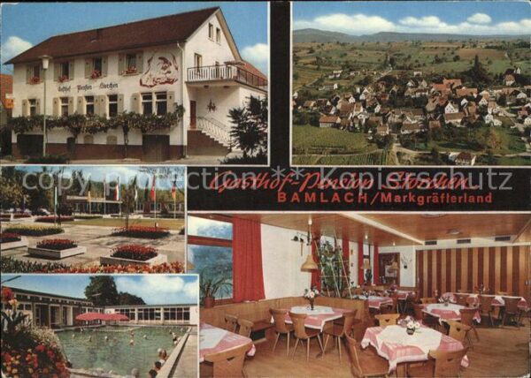 Bamlach Gasthaus Pension Storchen Karl Hugensch