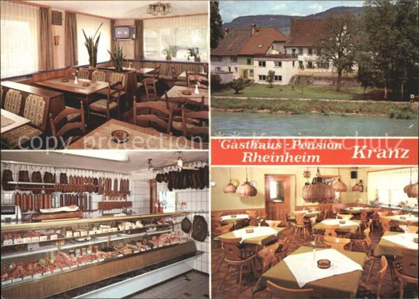 Rheinheim Gasthaus Pension Metzgerei Kranz