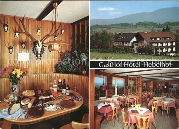 Bad Bellingen Gasthaus Hotel Hebelhof H. Kallmann
