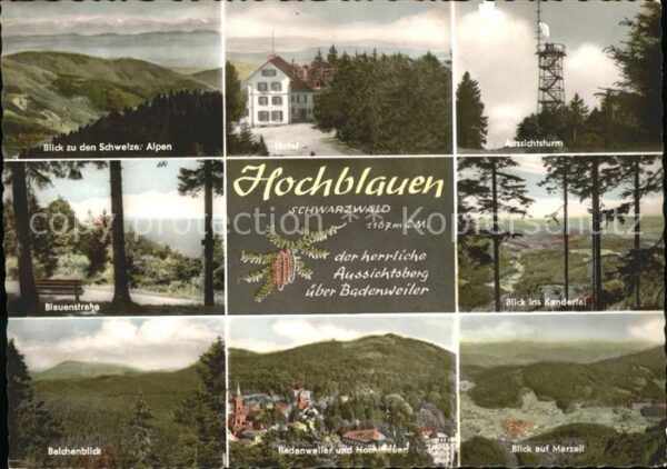 Hochblauen Blauenstrasse Belchen Hotel Badenweiler