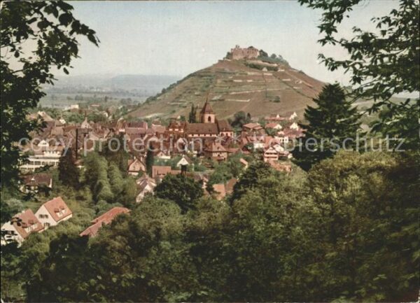 Staufen Breisgau Panorama mit Burg Fauststadt