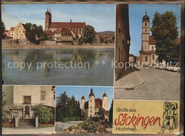 Bad Saeckingen Ansichten Kirche Trompeter