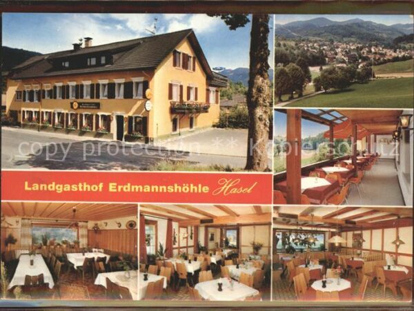 Hasel Gasthaus Erdmannshöhle Karl Völker