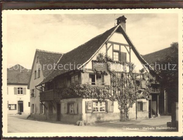 Hausen Wiesental Hebels Heimathaus