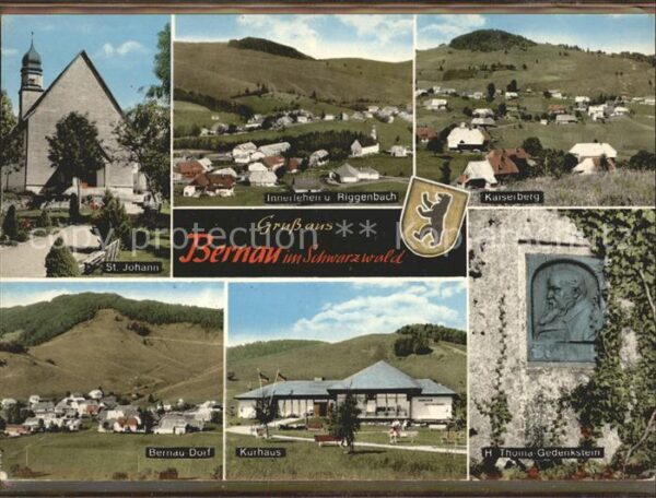 Bernau Schwarzwald Kaiserberg St. Johann-Kirche Kurhaus Ha