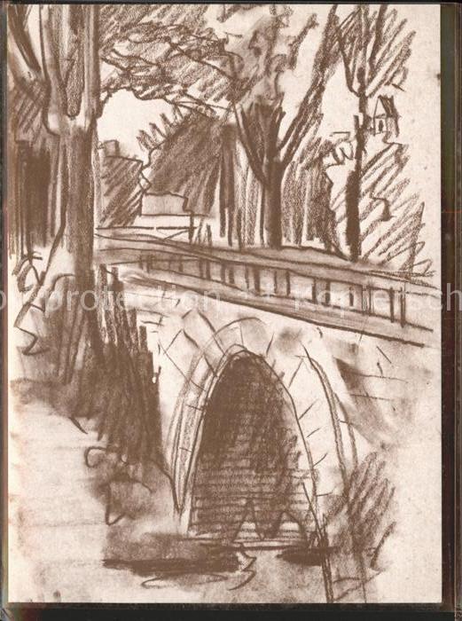 Eimeldingen Brücke Künstlerkarte