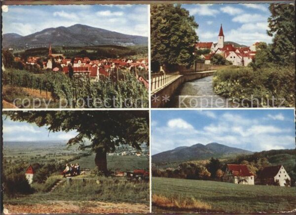 Muellheim Baden Blick vom Luiginsland