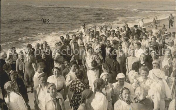 Norderney Nordseebad Frauengruppe am Strand