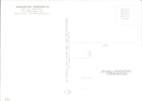 Schliengen Landgasthof Vogesenblick Rhein – Bild 2
