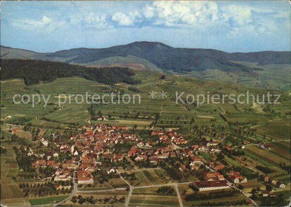 Bischoffingen Fliegeraufnahme