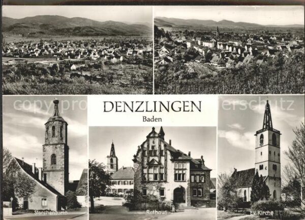 Denzlingen Storchenturm Rathaus Panorama