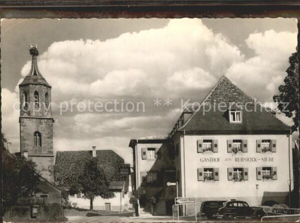Denzlingen Gasthaus Zum Rebstock Autos