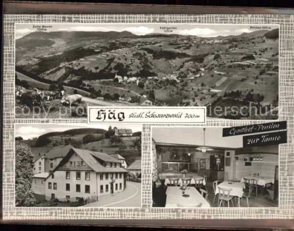 Haeg-Ehrsberg Gasthaus Pension Zur Tanne Gerhard Phil