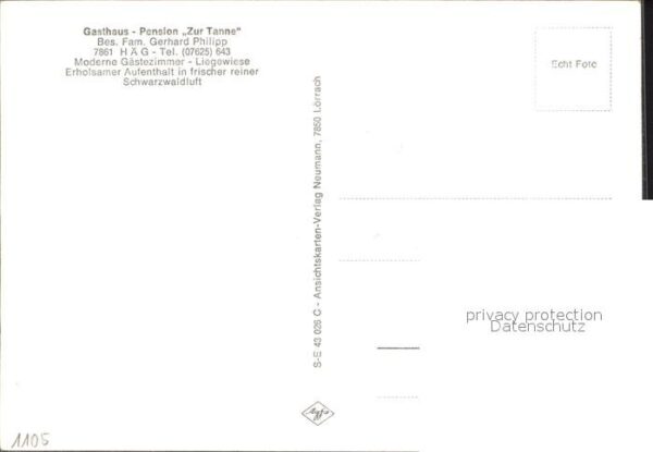 Haeg-Ehrsberg Gasthaus Pension Zur Tanne Gerhard Phil – Bild 2